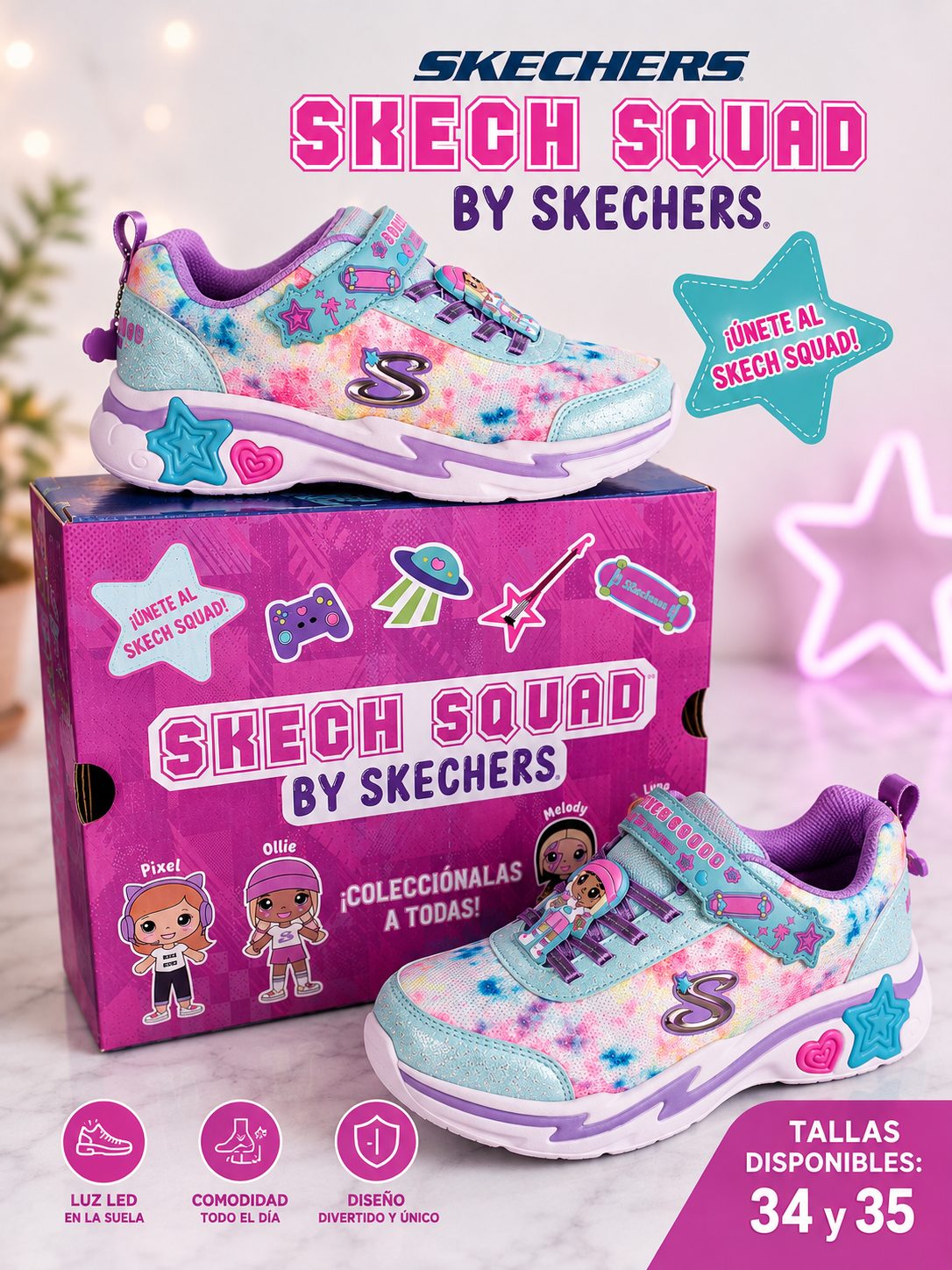 Zapatillas Skechers niña