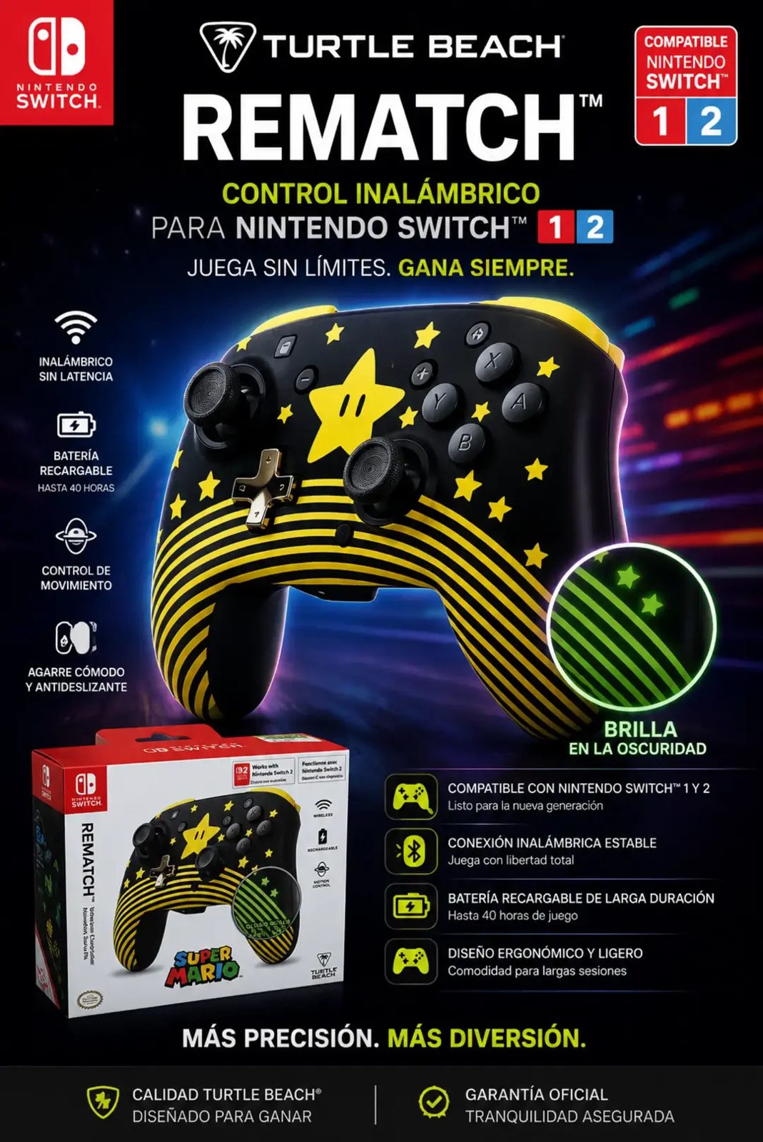 Control / joystick de nintendo switch nuevos