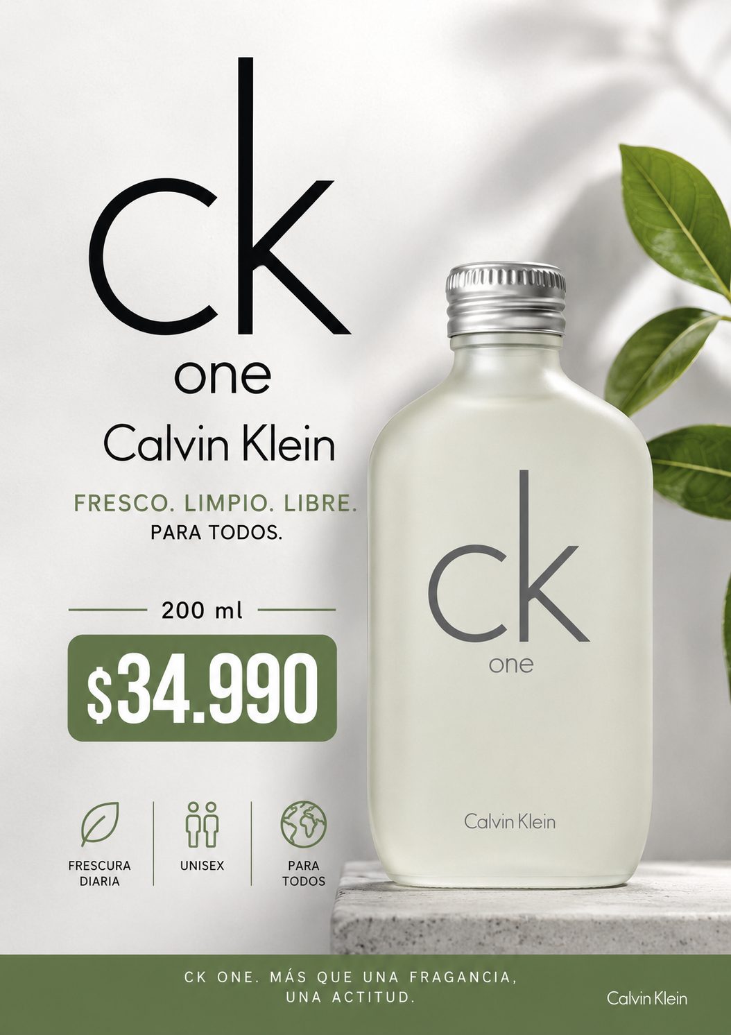 Ck one 200 ml.
